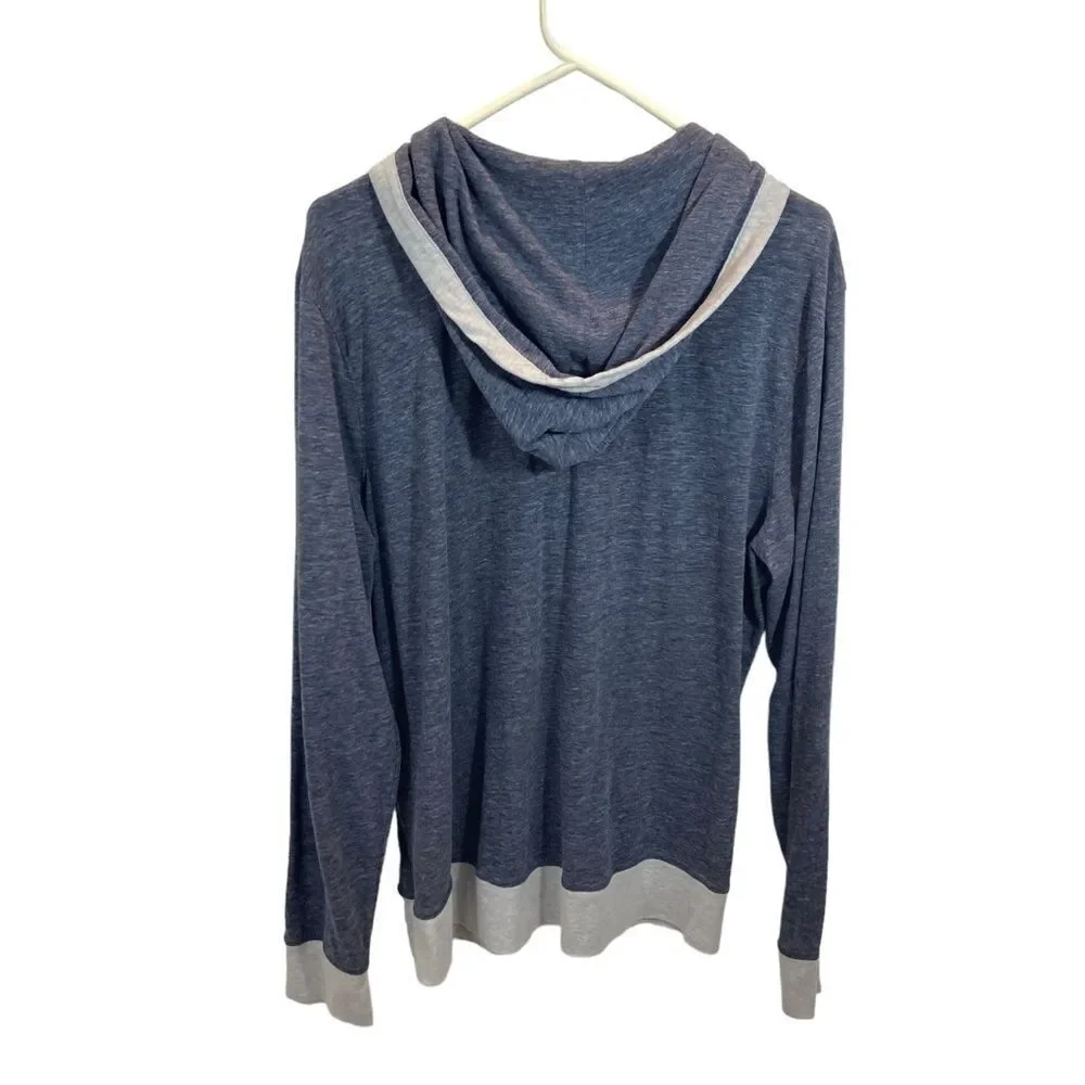 Men’s Banana RepublicThe‎ Vinatge Tee Hooded Henley Long Sleeve Size XL
